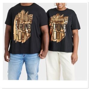 Black History Month Adult Plus Size Grown From Strong Roots Short Sleeve Shirt